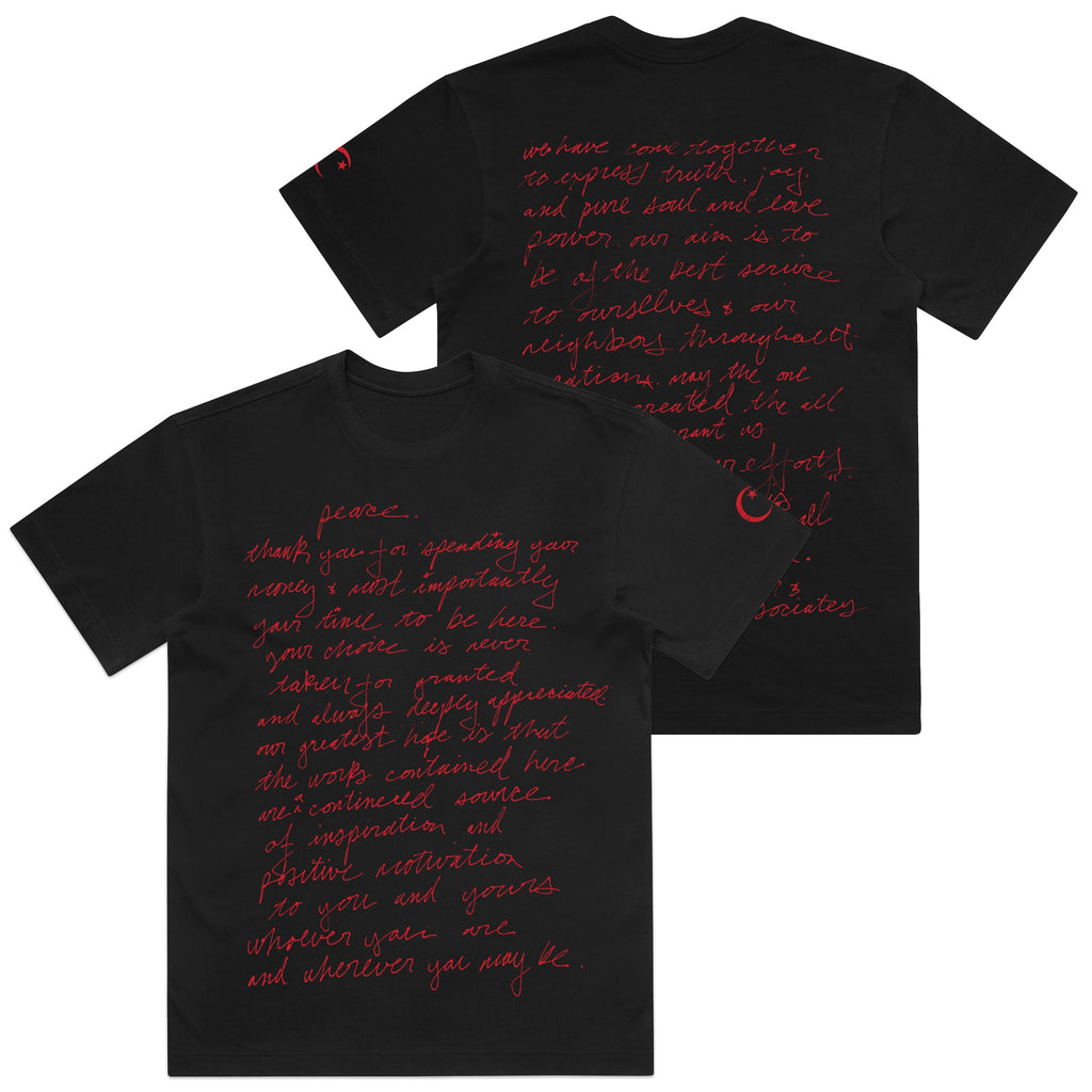 Handwritten Shirt (Black)