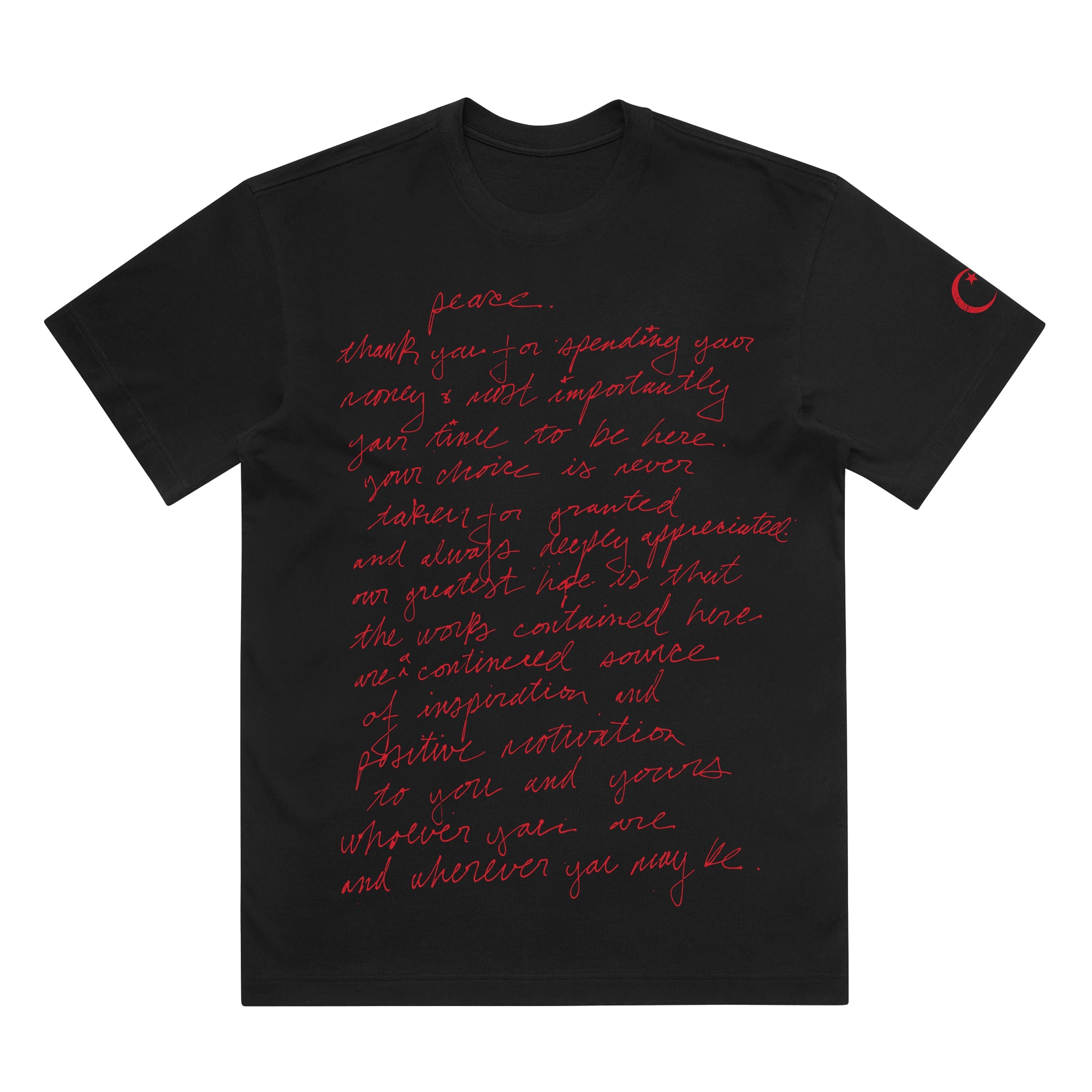 Handwritten Shirt (Black)