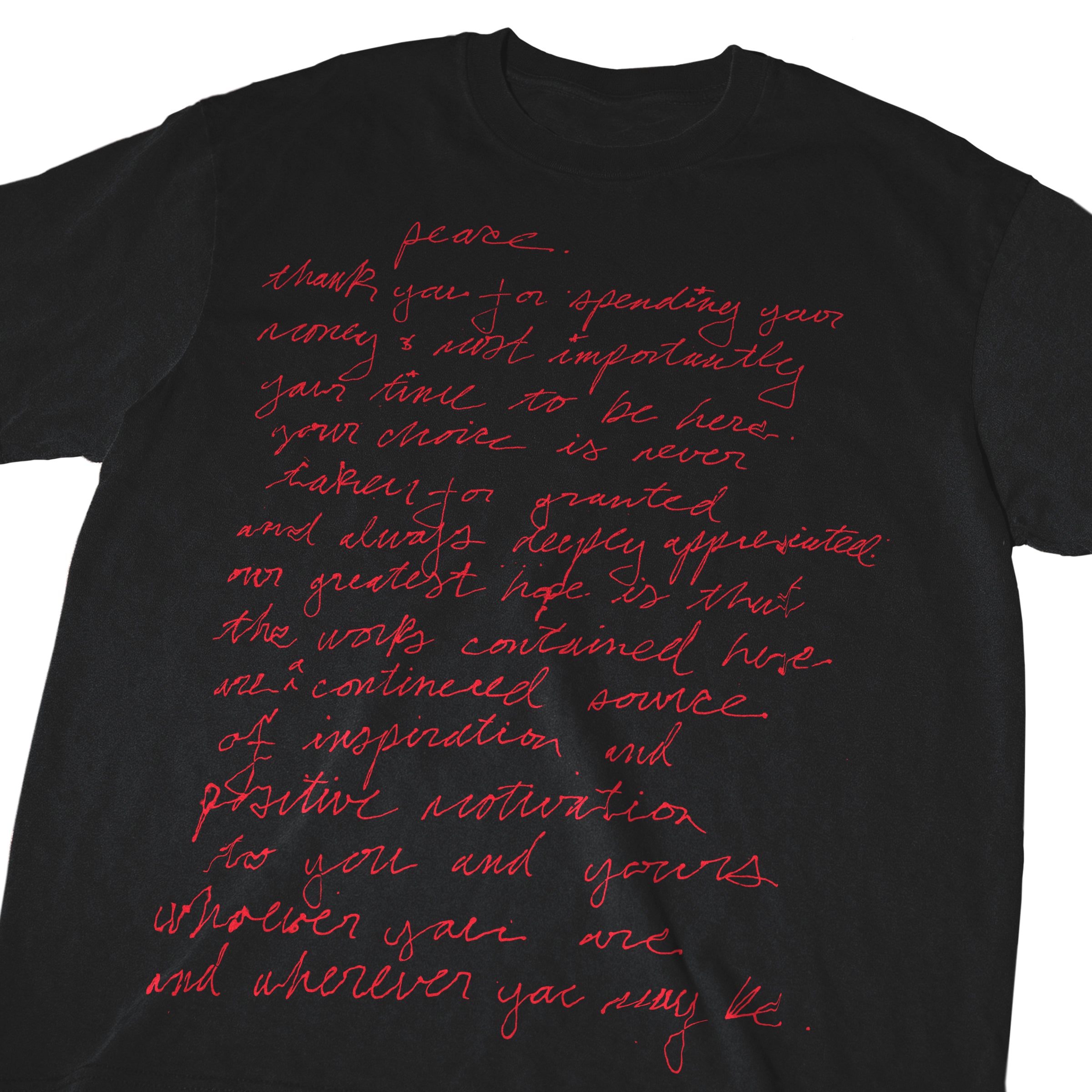 Handwritten Shirt (Black)